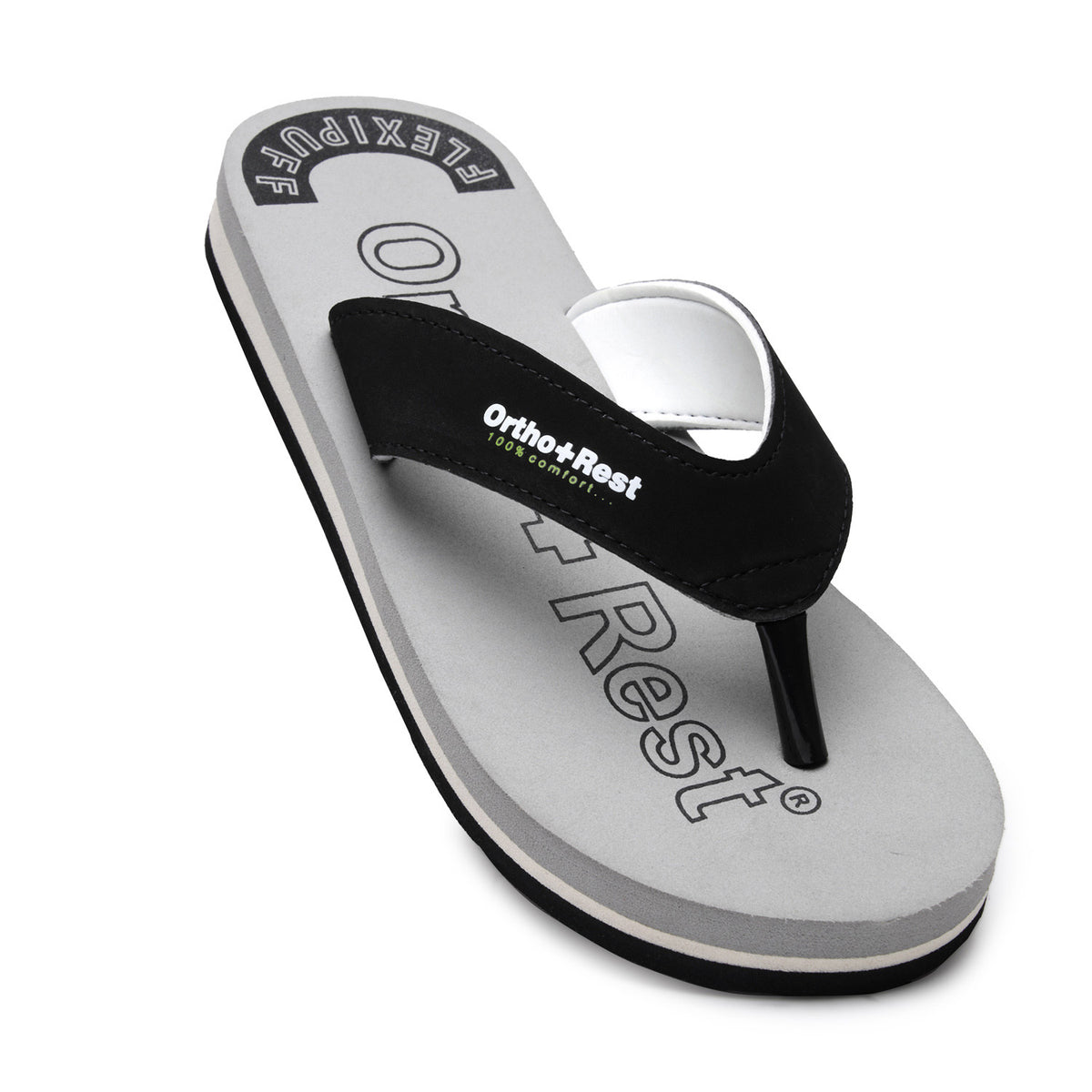 Ortho + Rest Men's Slipper Orthopedic Flip Flops for Home Daily Use