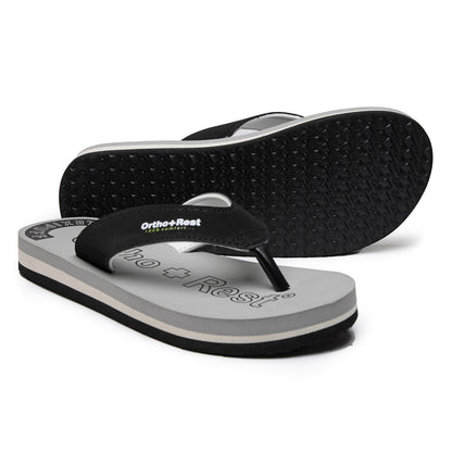 Ortho + Rest Men's Slipper Orthopedic Flip Flops for Home Daily Use