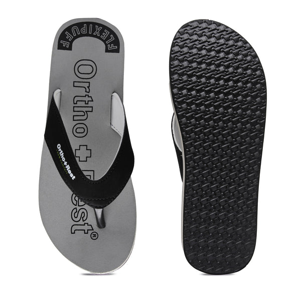 Ortho + Rest Men's Slipper Orthopedic Flip Flops for Home Daily Use