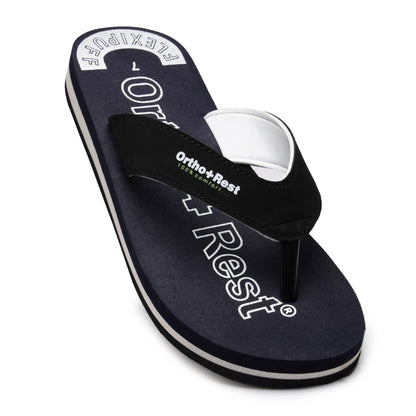 Ortho + Rest Men's Slipper Orthopedic Flip Flops for Home Daily Use
