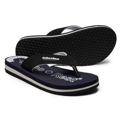 Ortho + Rest Men's Slipper Orthopedic Flip Flops for Home Daily Use