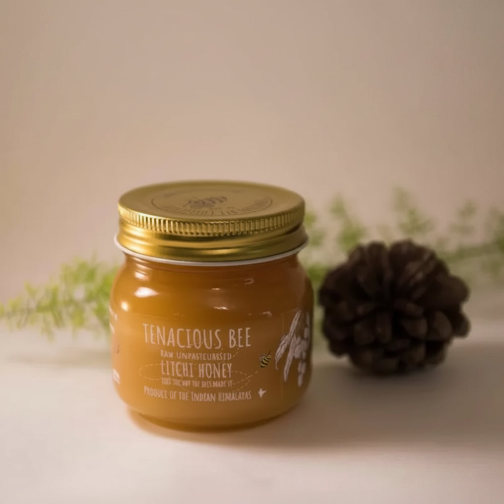 Tenacious Bees Raw Unpasteurised Litchi Honey