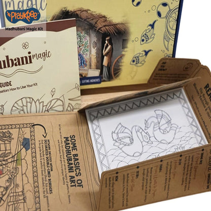 PlayKree Madhubani Magic Art Kit: Unwind With An Iconic Indian Art Tradition