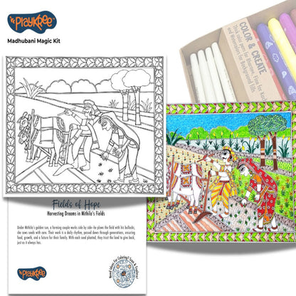 PlayKree Madhubani Magic Art Kit: Unwind With An Iconic Indian Art Tradition
