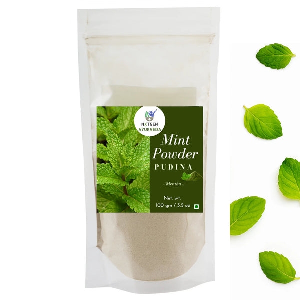 Nxtgen Ayurveda's Mint Powder (Pudina) - 100 gms (Pack of 2)