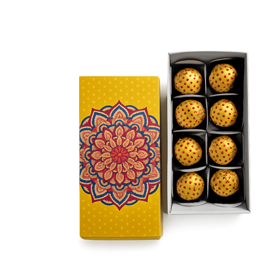 Nutri Couture Rakhi Hamper Box Dates Laddu Box - NCD1.2