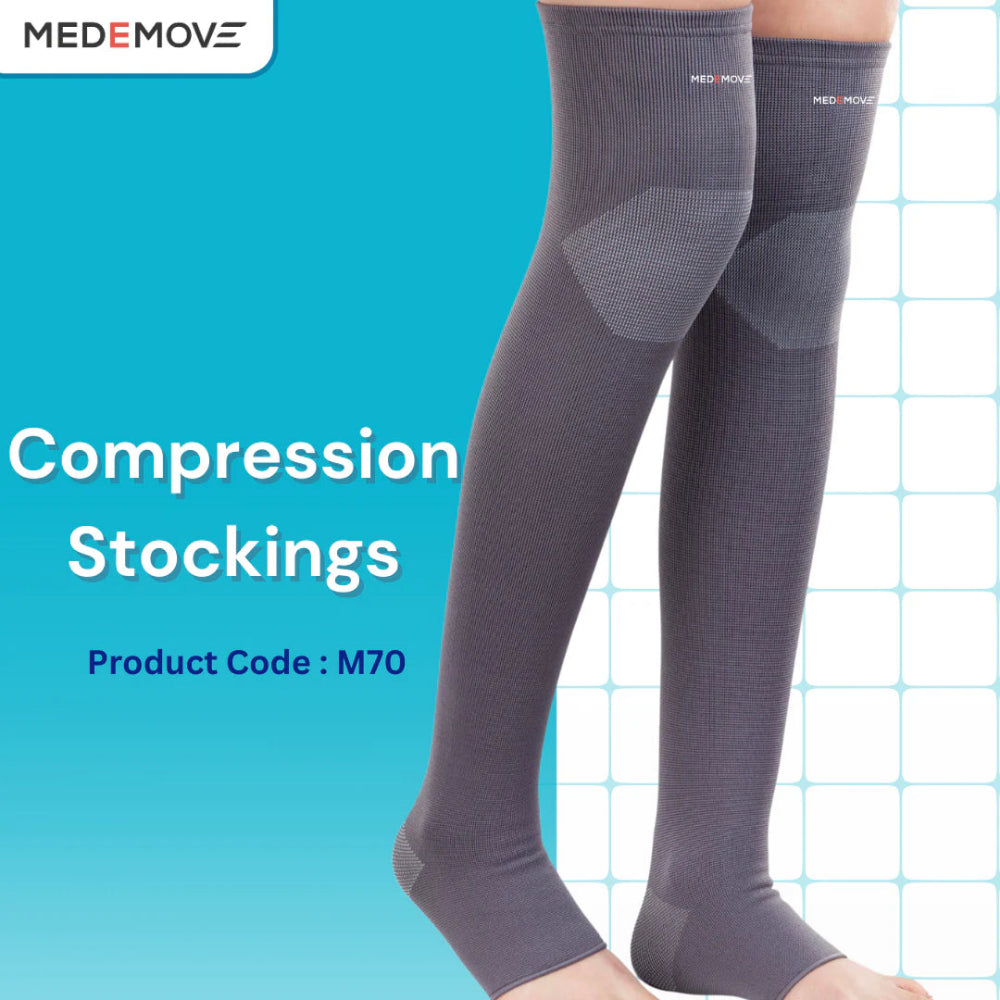 Medequip Mede Move Compression Stocking Mid Thigh (Pair)