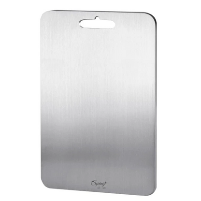 LA' FORTE Stainless Steel Chopping Board and Ultra Sharp Knife Set Combo
