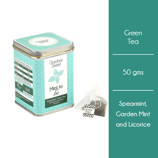 Gardner Street Tea - MINT TO BE - 20 PYRAMID TEA BAGS