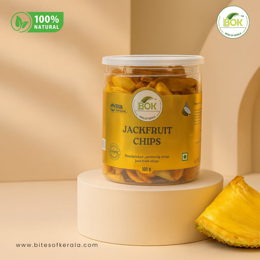 Bites Of Kerala Jackfruit Chips- 100G (Coconut Oil)