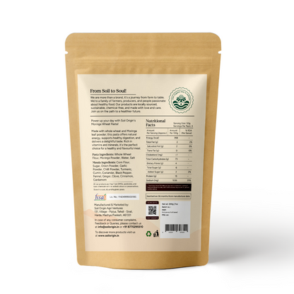 Soil Origin Moringa Wheat Pasta (Seasoning Masala Inside)