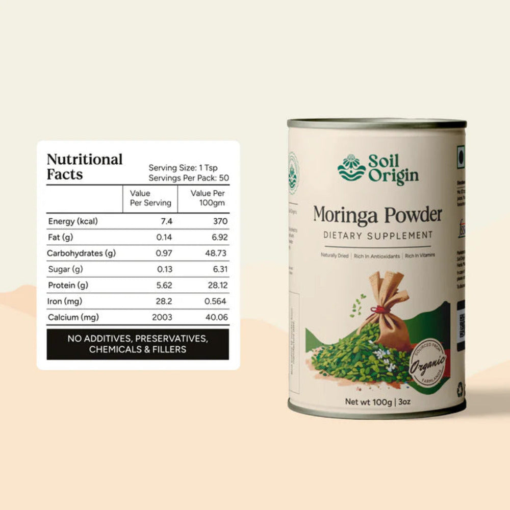Soil Origin Moringa Powder