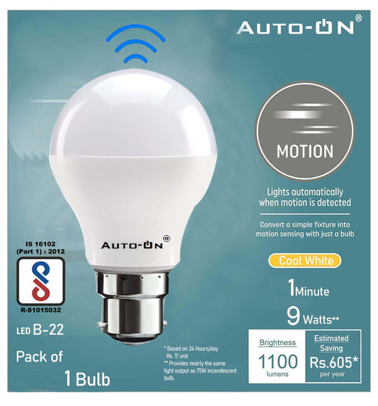 Motion Sensor LED Bulb (9W)