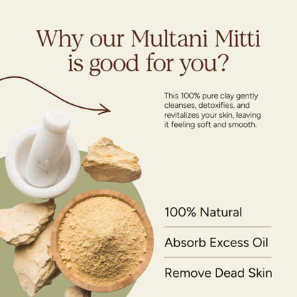 Soil Origin Multani Mitti Powder (Earth Fuller)