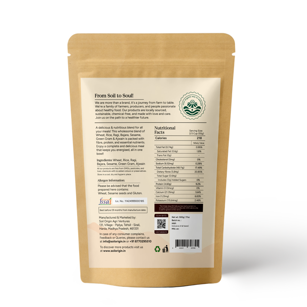 Soil Origin Multigrain Daliya