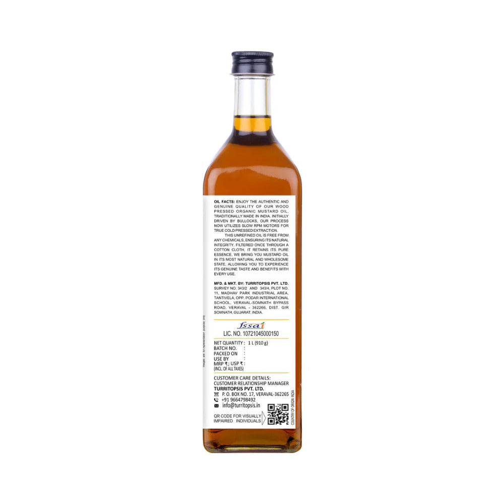 Turritopsis Cold Pressed Mustard Oil