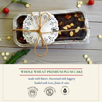 Nutri Couture Whole Wheat Plum Cake -250 g
