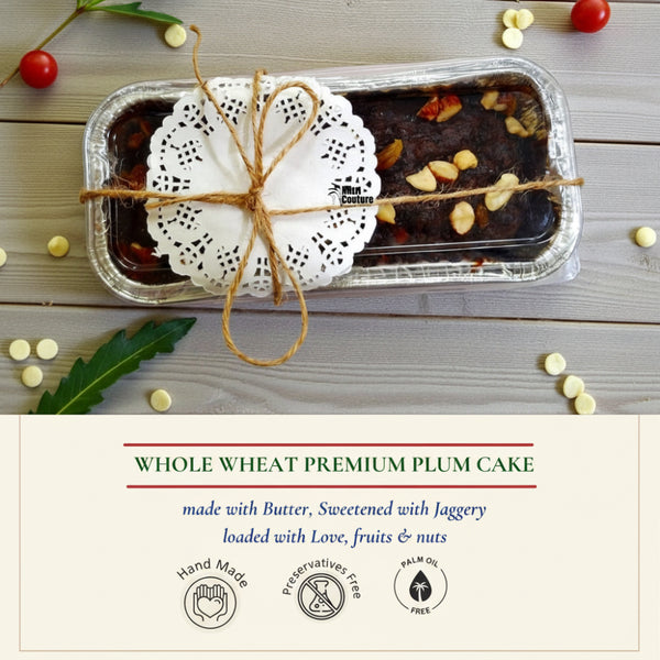 Nutri Couture Whole Wheat Plum Cake -250 g