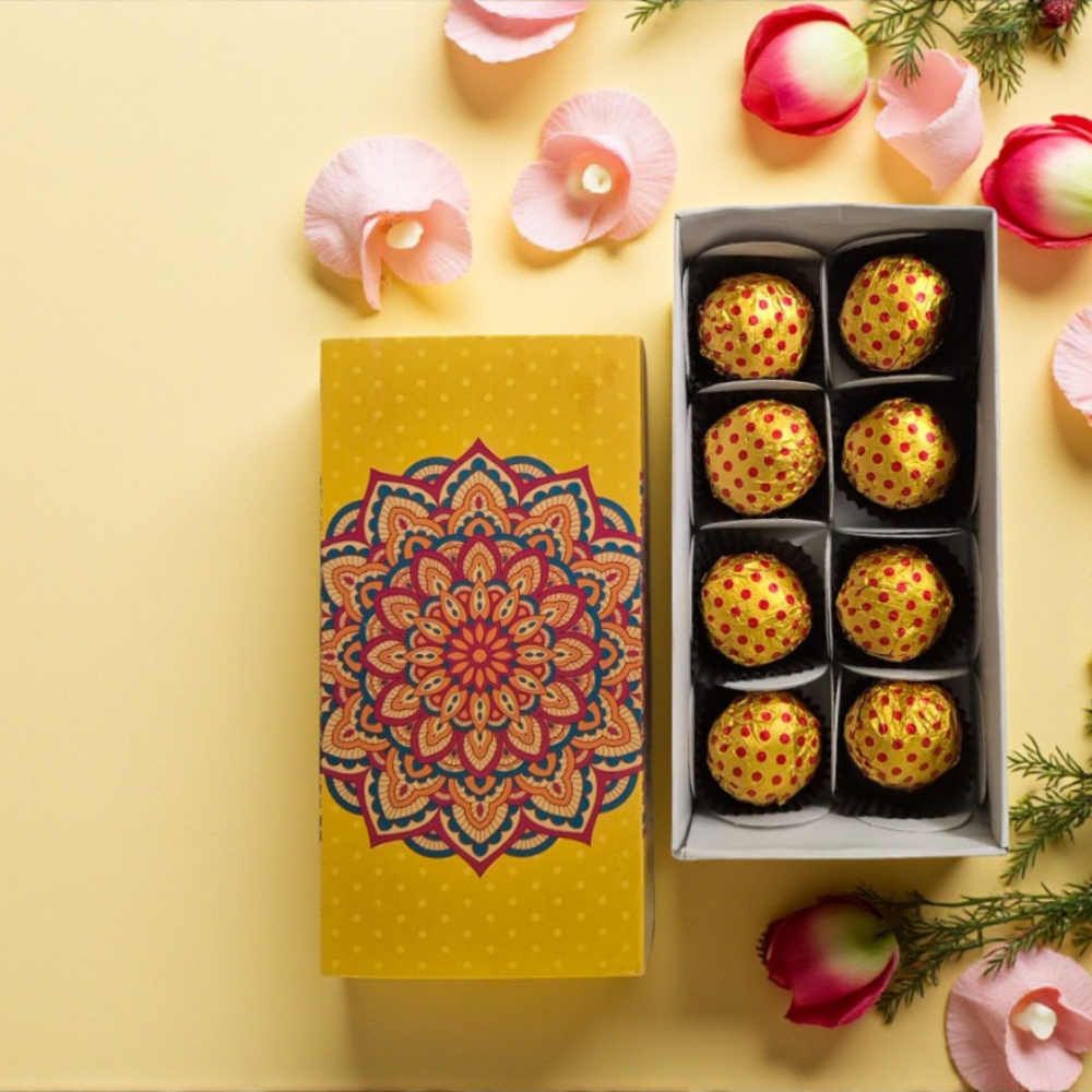 Nutri Couture Rakhi Hamper Box Dates Laddu Box - NCD1.2