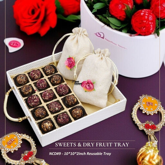 Nutri Couture Premium Laddu & Nuts Tray