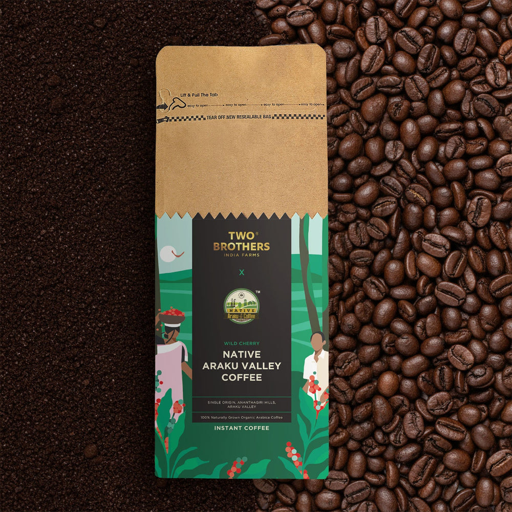 Two Brothers India Farms Instant Coffee - Native Araku Valley Coffee