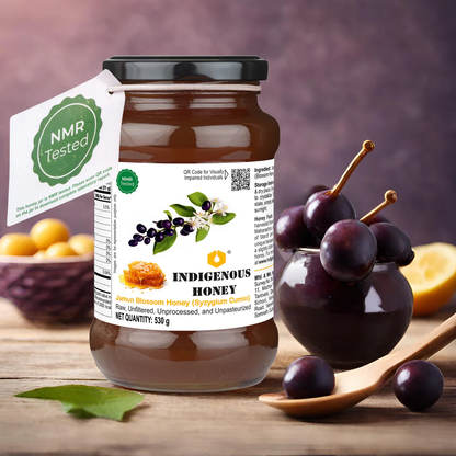 Indigenous Honey  Raw Jamun Blossom Honey NMR Tested