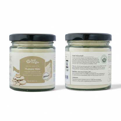 Soil Origin Natural Skincare Duo - Sandalwood Powder & Multani Mitti