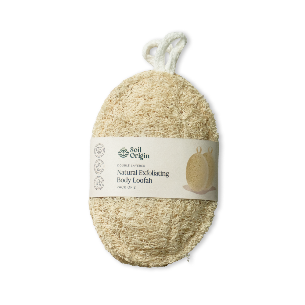 Soil Origin Natural Body Loofah - Set of 2