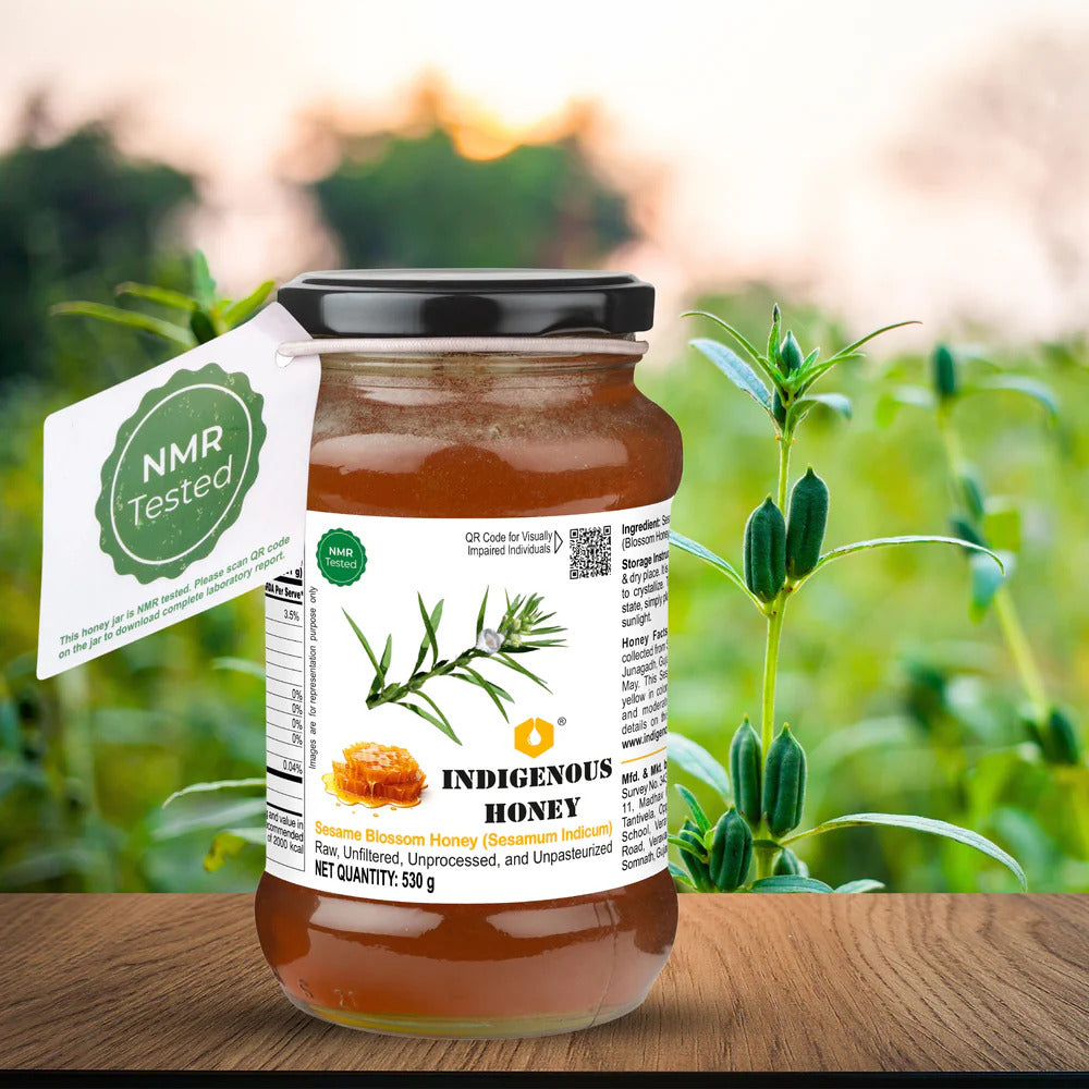 Indigenous Honey Natural Sesame Honey - Raw, Unfiltered, Pure