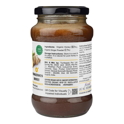 Indigenous Honey Raw Organic Honey with Infused Ginger