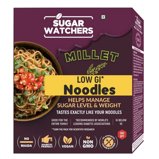 Sugar Watchers Low GI Noodles, No Maida, Non-Fried, Diabetic Friendly