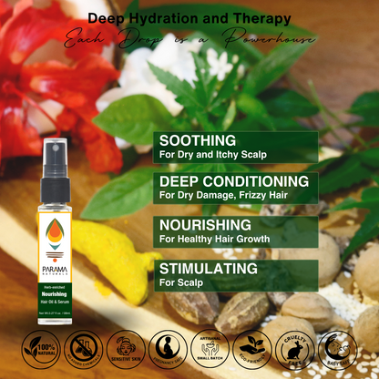 Parama Naturals Herb-enriched Nourishing Hair Oil & Serum