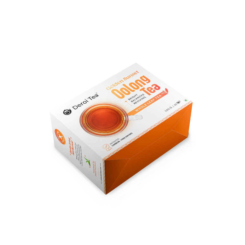 Deroi Tea Golden Sunset Oolong Tea (Fruity & Aromatic)