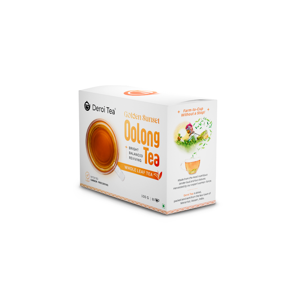 Deroi Tea Golden Sunset Oolong Tea (Fruity & Aromatic)