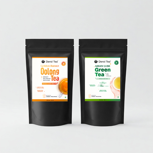 Deroi Tea's Green & Oolong Tea Trial Combo (2 x 30 gms)