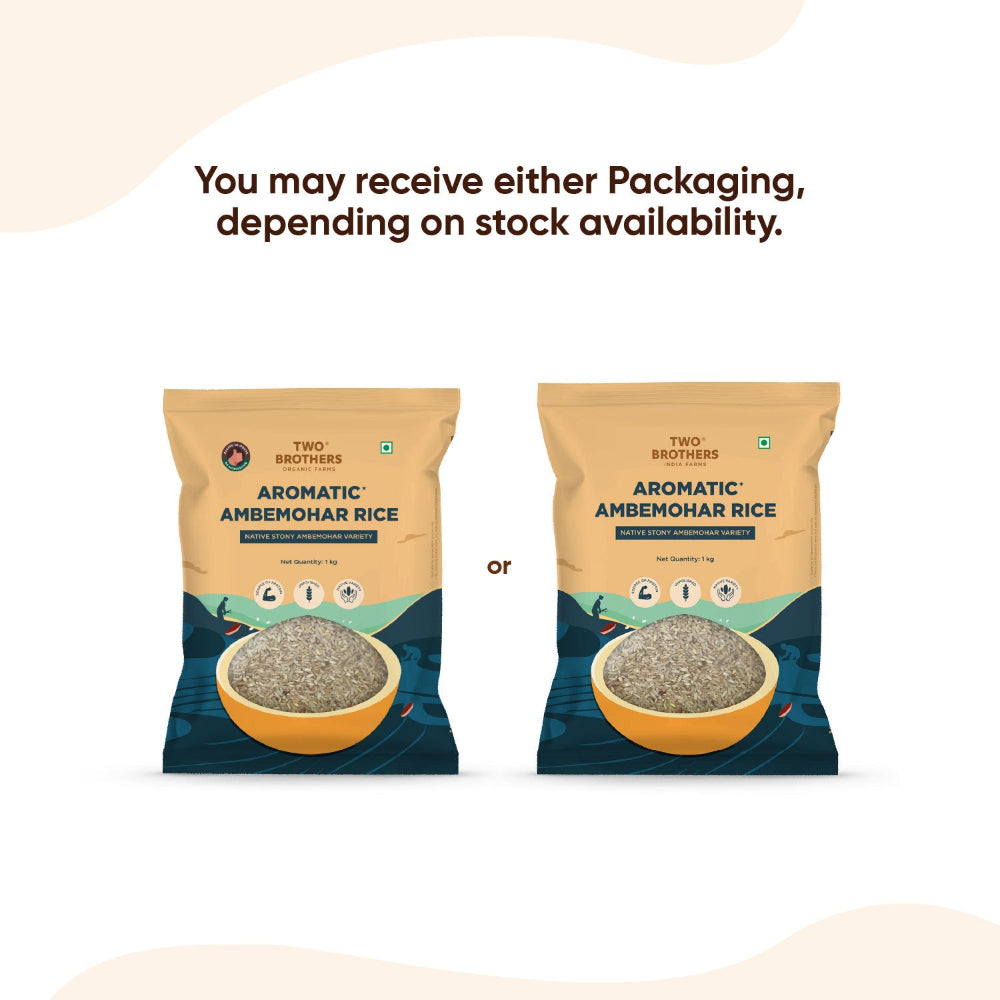 Two Brothers India Farms Stony Ambemohar Rice (Unpolished)