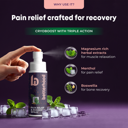 Betterhood Pain Relief & Recovery Spray