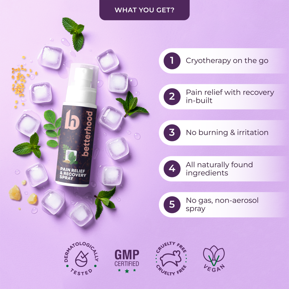 Betterhood Pain Relief & Recovery Spray