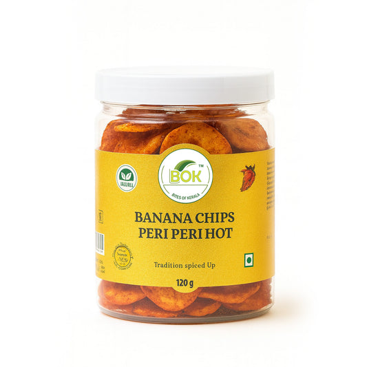 Bites Of Kerala Banana Peri-Peri Hot- 120G