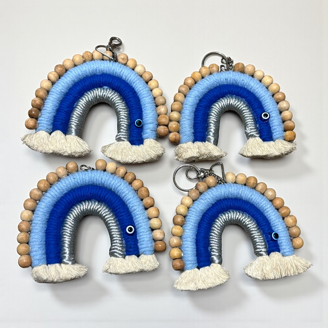 Dhaage Evil Eye Rainbow Keychain