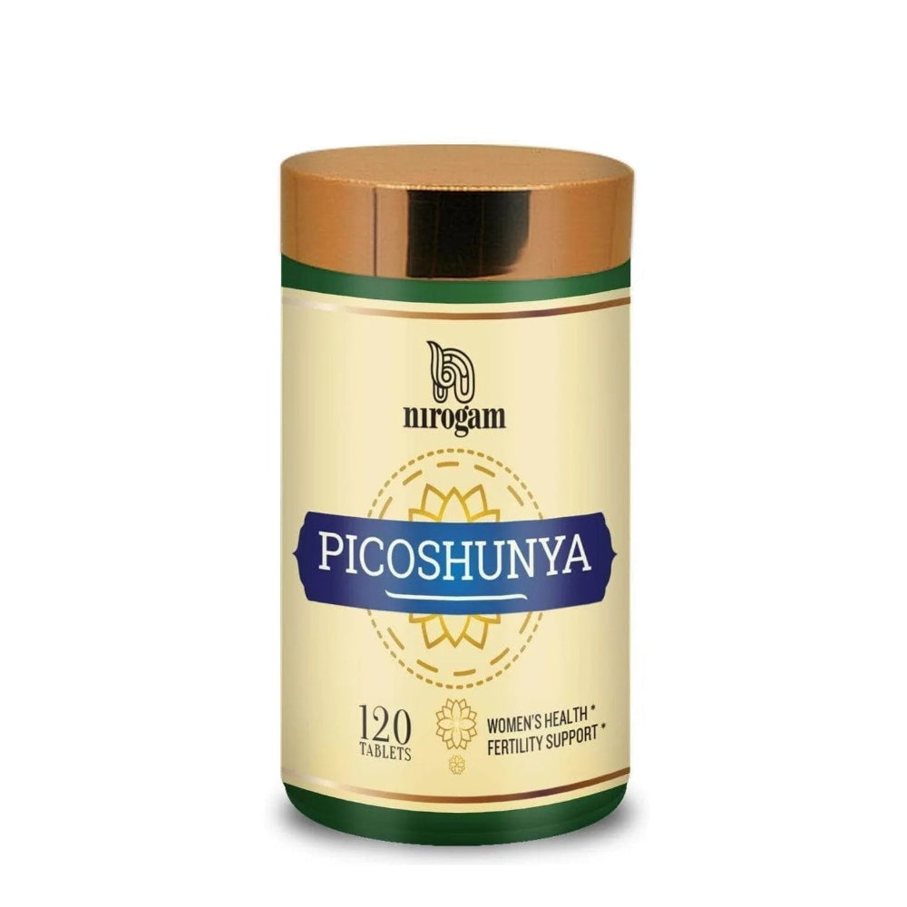 Nirogam PICOSHUNYA Ayurvedic Supplement for PCOS/PCOD 120 Tablets