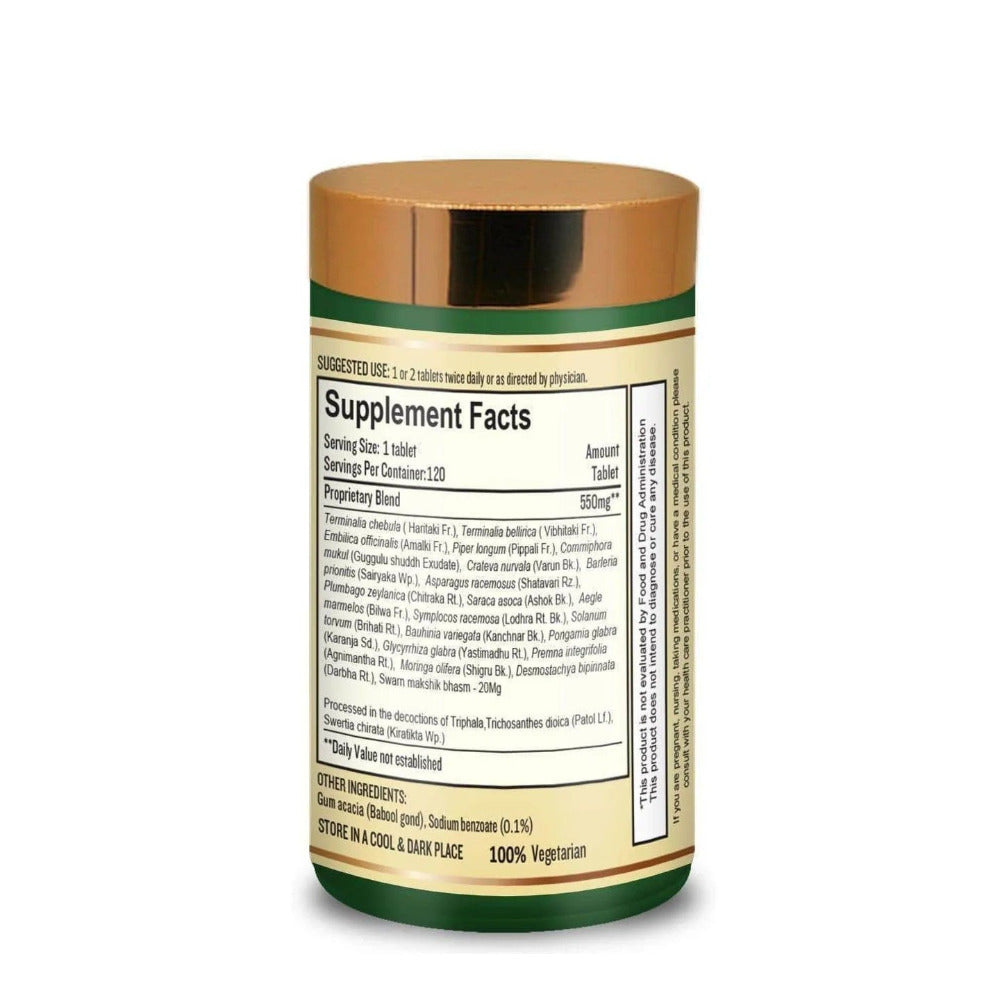 Nirogam PICOSHUNYA Ayurvedic Supplement for PCOS/PCOD 120 Tablets