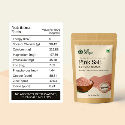 Soil Origin Pink Himalayan Salt (Set Of 2)