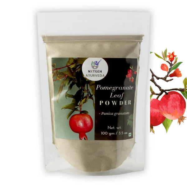 Nxtgen Ayurveda Pomegranate (Anar) Leaf Powder - 100 gms (Pack of 2)