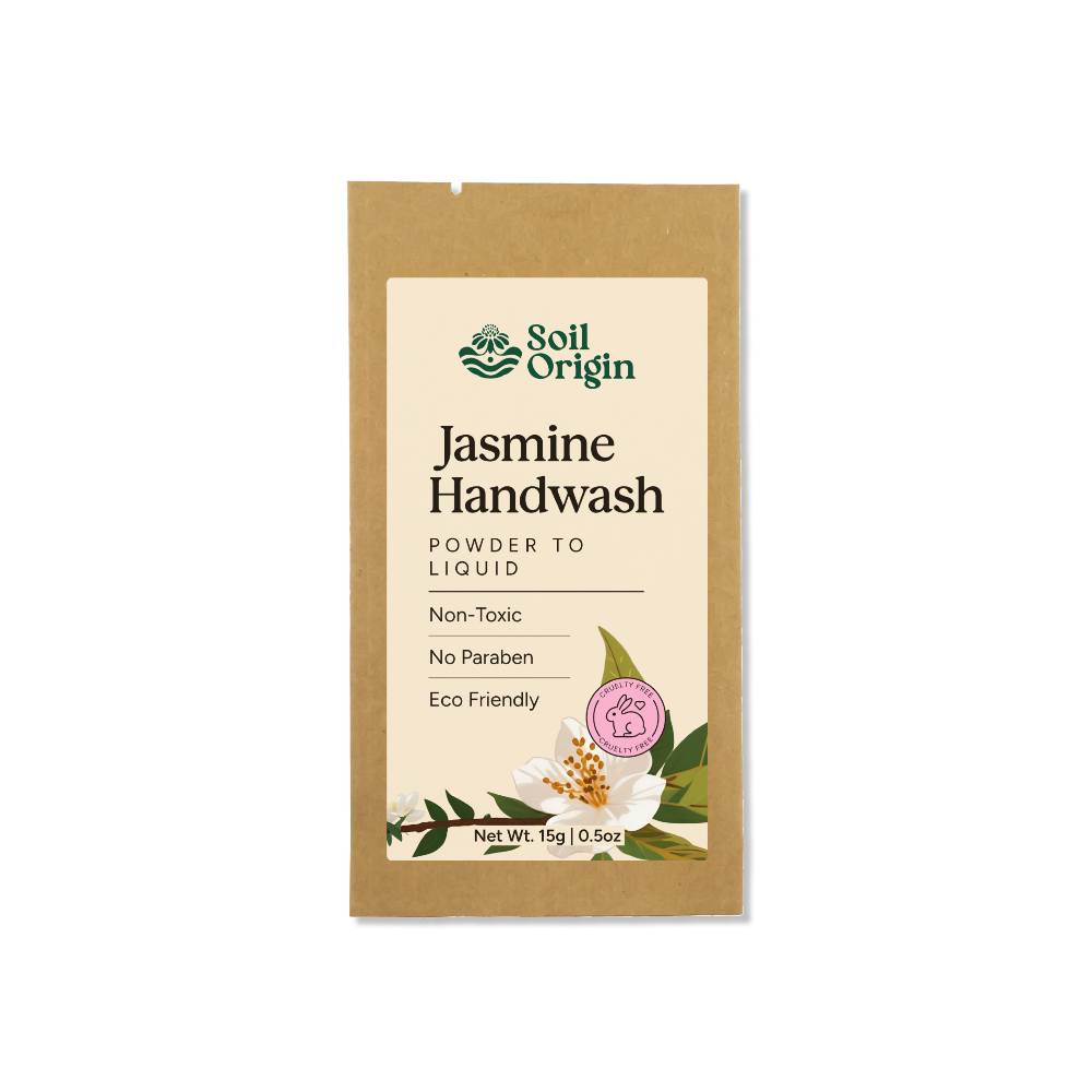 Soil Origin Powder to Liquid Handwash (Jasmine), Toxic Free