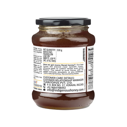 Indigenous Honey Natural Raw Fennel Honey - Unpasteurized, Unfiltered Delight