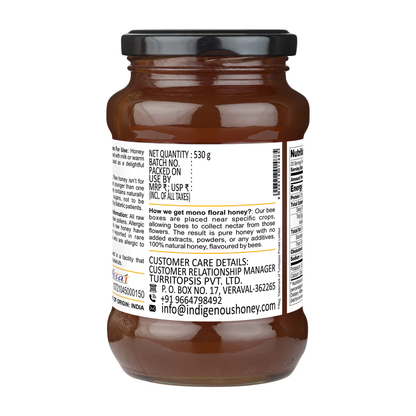 Indigenous Honey  Raw Jamun Blossom Honey NMR Tested