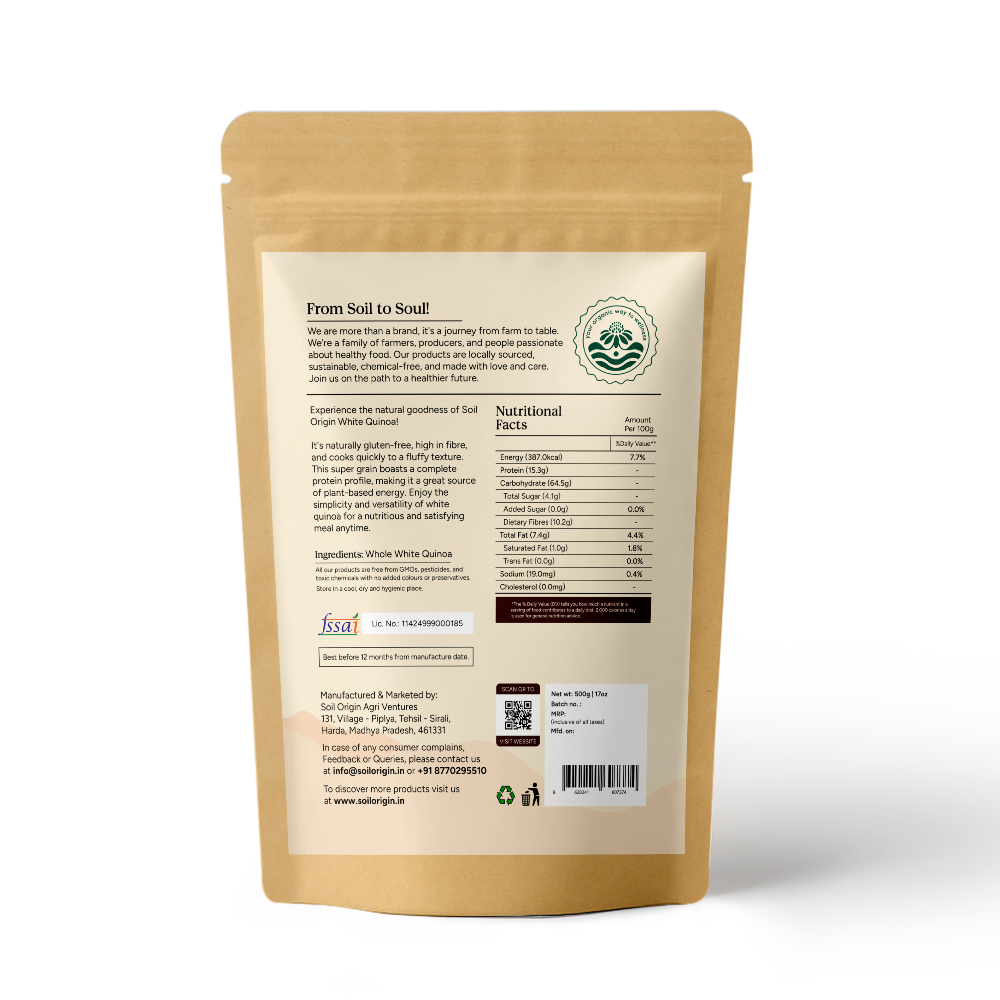 Soil Origin Quinoa Whole