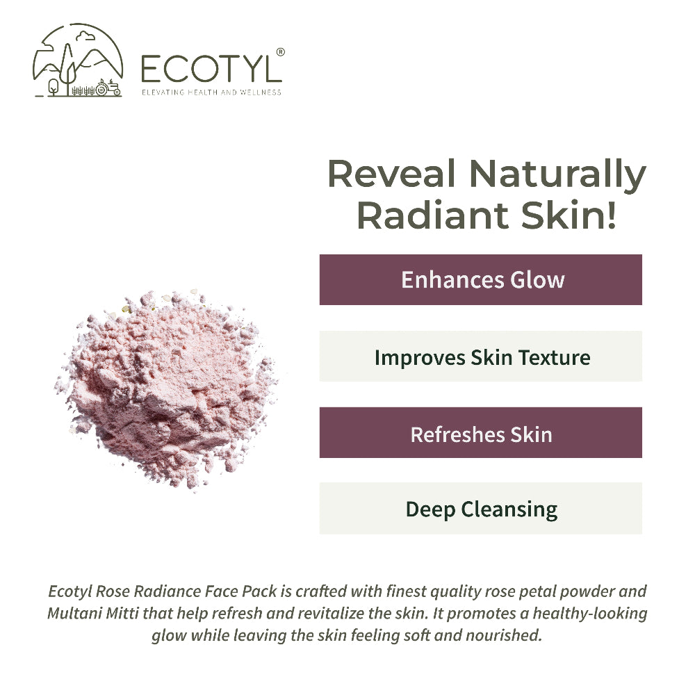 Ecotyl Rose Radiance Face Pack