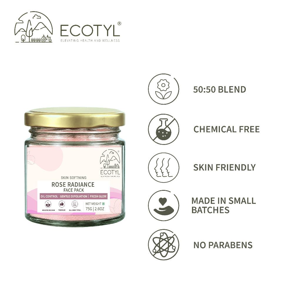 Ecotyl Rose Radiance Face Pack